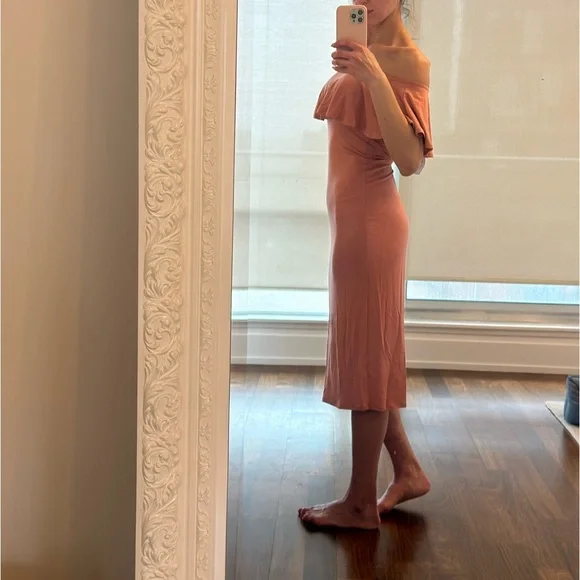 Rachel Pally x Revolve Bodycon Dress Dusty Rose size S - Picture 1 of 5